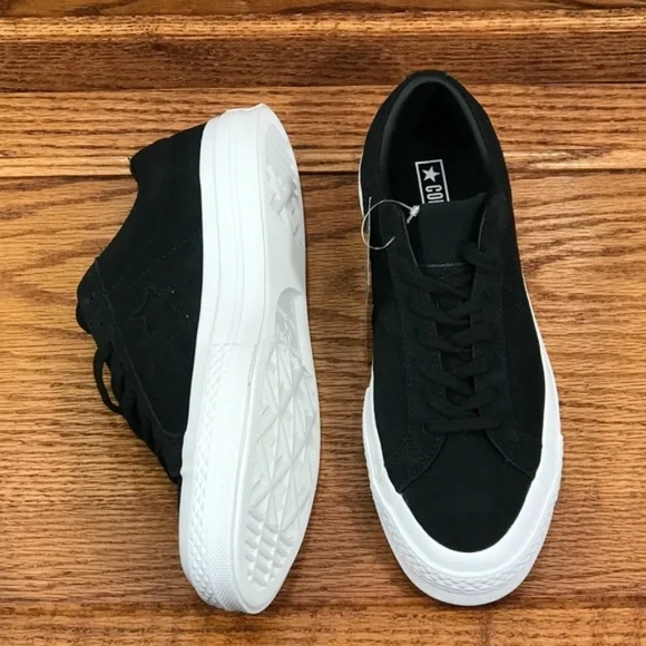 Converse One Star Ox Black‎ White Shoes - Picture 4 of 8
